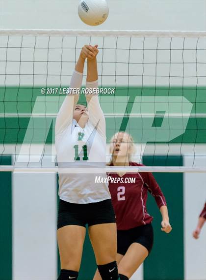 Thumbnail 2 in Floresville vs. Pearsall (Pearsall VB Tournament) photogallery.