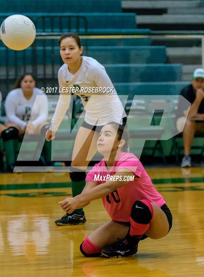 Thumbnail 2 in Floresville vs. Pearsall (Pearsall VB Tournament) photogallery.