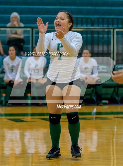 Thumbnail 1 in Floresville vs. Pearsall (Pearsall VB Tournament) photogallery.