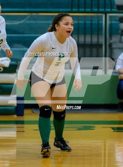Thumbnail 1 in Floresville vs. Pearsall (Pearsall VB Tournament) photogallery.