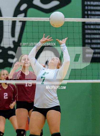 Thumbnail 3 in Floresville vs. Pearsall (Pearsall VB Tournament) photogallery.