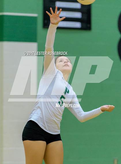 Thumbnail 3 in Floresville vs. Pearsall (Pearsall VB Tournament) photogallery.