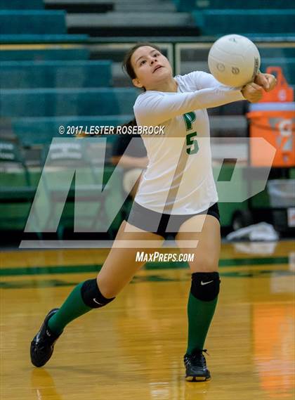 Thumbnail 2 in Floresville vs. Pearsall (Pearsall VB Tournament) photogallery.