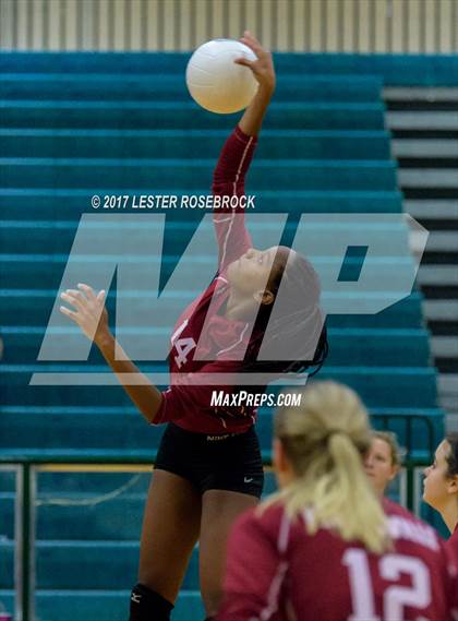 Thumbnail 1 in Floresville vs. Pearsall (Pearsall VB Tournament) photogallery.