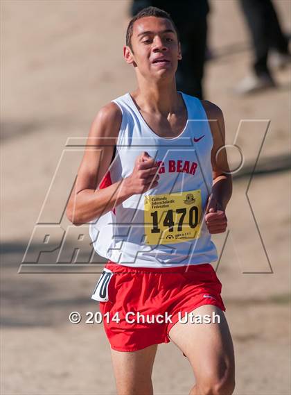 Thumbnail 2 in CIF State Cross Country Championships (D4 Boys Race) photogallery.