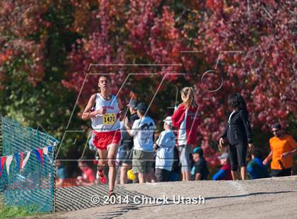 Thumbnail 2 in CIF State Cross Country Championships (D4 Boys Race) photogallery.