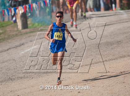 Thumbnail 3 in CIF State Cross Country Championships (D4 Boys Race) photogallery.