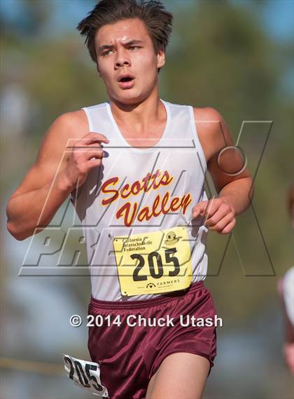 Thumbnail 2 in CIF State Cross Country Championships (D4 Boys Race) photogallery.