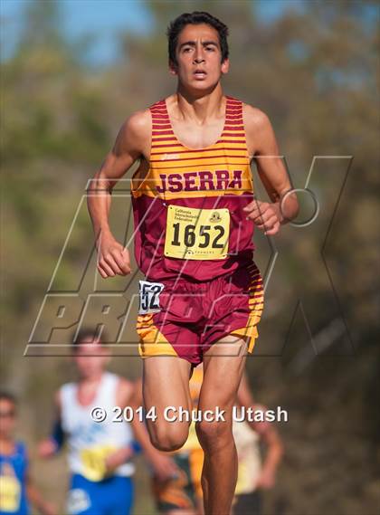 Thumbnail 3 in CIF State Cross Country Championships (D4 Boys Race) photogallery.