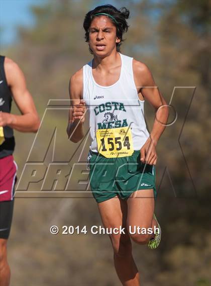 Thumbnail 1 in CIF State Cross Country Championships (D4 Boys Race) photogallery.