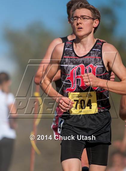 Thumbnail 2 in CIF State Cross Country Championships (D4 Boys Race) photogallery.