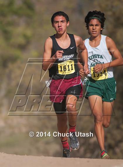 Thumbnail 3 in CIF State Cross Country Championships (D4 Boys Race) photogallery.