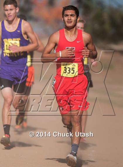 Thumbnail 3 in CIF State Cross Country Championships (D4 Boys Race) photogallery.