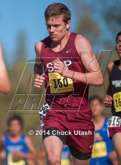 Thumbnail 3 in CIF State Cross Country Championships (D4 Boys Race) photogallery.