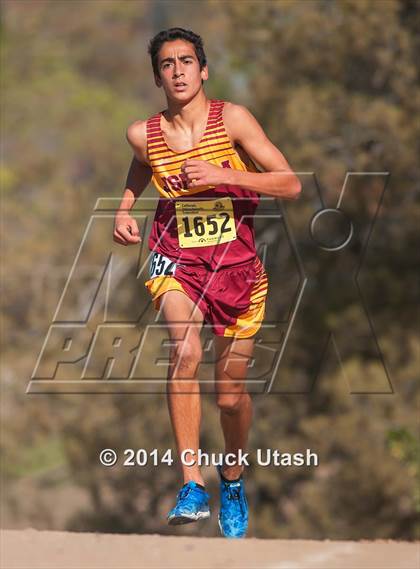 Thumbnail 1 in CIF State Cross Country Championships (D4 Boys Race) photogallery.