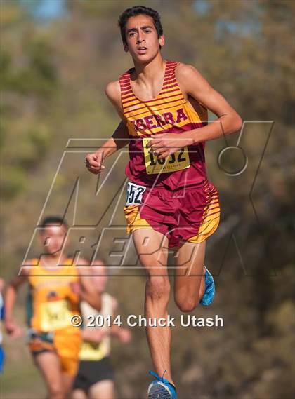 Thumbnail 2 in CIF State Cross Country Championships (D4 Boys Race) photogallery.