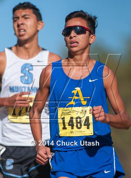 Thumbnail 2 in CIF State Cross Country Championships (D4 Boys Race) photogallery.