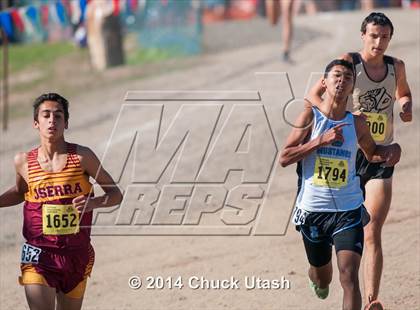 Thumbnail 1 in CIF State Cross Country Championships (D4 Boys Race) photogallery.