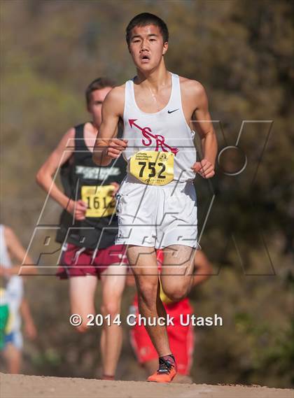 Thumbnail 1 in CIF State Cross Country Championships (D4 Boys Race) photogallery.