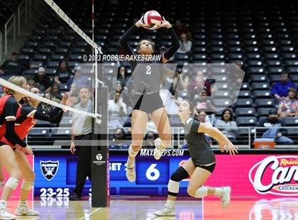 Thumbnail 3 in Randall vs. Salado (UIL 4A Volleyball Semifinal) photogallery.