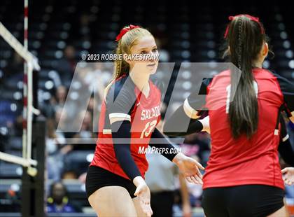 Thumbnail 3 in Randall vs. Salado (UIL 4A Volleyball Semifinal) photogallery.
