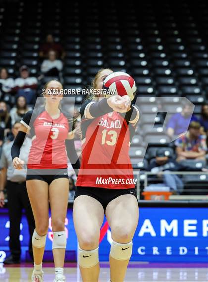 Thumbnail 3 in Randall vs. Salado (UIL 4A Volleyball Semifinal) photogallery.