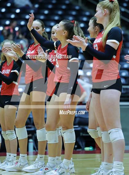 Thumbnail 3 in Randall vs. Salado (UIL 4A Volleyball Semifinal) photogallery.