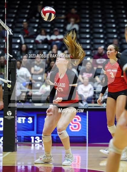 Thumbnail 3 in Randall vs. Salado (UIL 4A Volleyball Semifinal) photogallery.