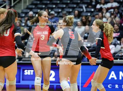 Thumbnail 3 in Randall vs. Salado (UIL 4A Volleyball Semifinal) photogallery.