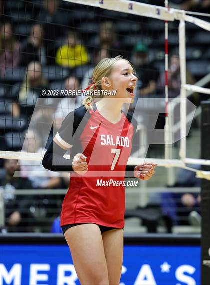 Thumbnail 1 in Randall vs. Salado (UIL 4A Volleyball Semifinal) photogallery.