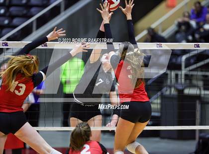 Thumbnail 3 in Randall vs. Salado (UIL 4A Volleyball Semifinal) photogallery.