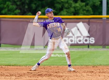 Thumbnail 3 in Guerin Catholic vs. Hamilton Heights (IHSAA 3A Sectional 27 first round) photogallery.