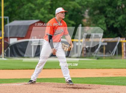 Thumbnail 3 in Guerin Catholic vs. Hamilton Heights (IHSAA 3A Sectional 27 first round) photogallery.