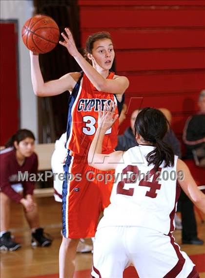 Thumbnail 3 in Calvary Chapel vs. Cypress (Savanna Lady Rebels Classic) photogallery.