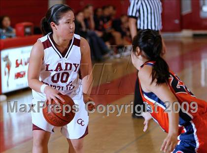 Thumbnail 3 in Calvary Chapel vs. Cypress (Savanna Lady Rebels Classic) photogallery.