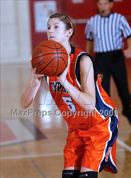 Thumbnail 3 in Calvary Chapel vs. Cypress (Savanna Lady Rebels Classic) photogallery.