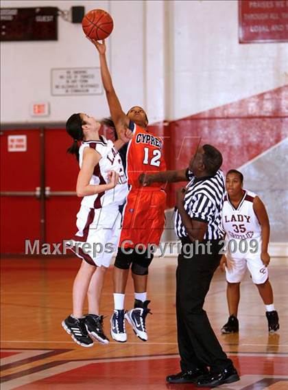 Thumbnail 2 in Calvary Chapel vs. Cypress (Savanna Lady Rebels Classic) photogallery.