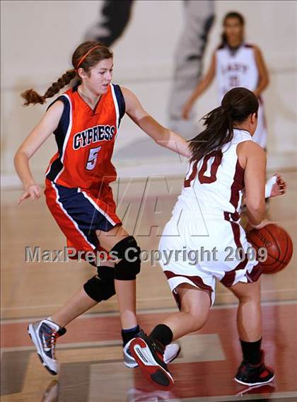 Thumbnail 3 in Calvary Chapel vs. Cypress (Savanna Lady Rebels Classic) photogallery.