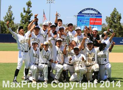 Thumbnail 3 in Mar Vista vs. Olympian (CIF-SDS D4 Final) photogallery.