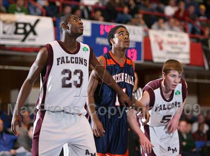 Thumbnail 3 in Lincoln Hall vs Albertus Magnus (Section 1B Semifinal) photogallery.