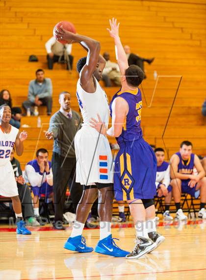 Thumbnail 2 in Archbishop Riordan vs. St. Joseph Notre Dame (Catholic School Winter Classic) photogallery.