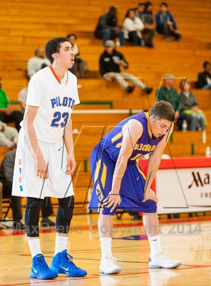 Thumbnail 1 in Archbishop Riordan vs. St. Joseph Notre Dame (Catholic School Winter Classic) photogallery.