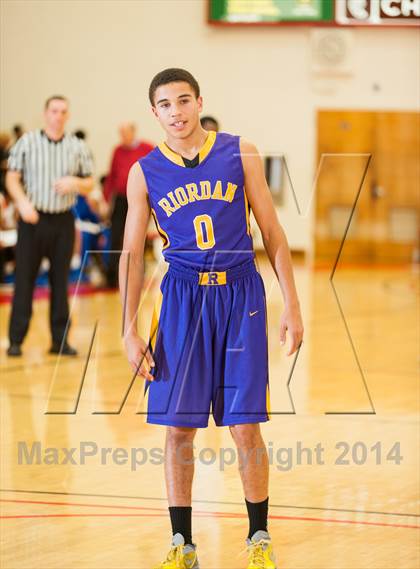 Thumbnail 2 in Archbishop Riordan vs. St. Joseph Notre Dame (Catholic School Winter Classic) photogallery.
