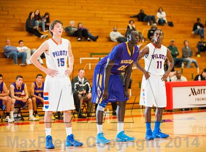 Thumbnail 3 in Archbishop Riordan vs. St. Joseph Notre Dame (Catholic School Winter Classic) photogallery.