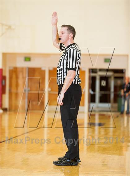 Thumbnail 2 in Archbishop Riordan vs. St. Joseph Notre Dame (Catholic School Winter Classic) photogallery.