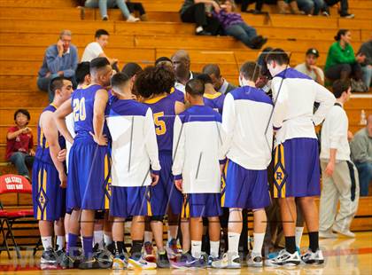 Thumbnail 2 in Archbishop Riordan vs. St. Joseph Notre Dame (Catholic School Winter Classic) photogallery.