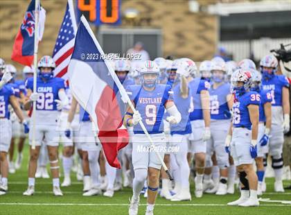 Thumbnail 1 in Westlake vs. North Shore (UIL Football 6A D1 Semifinal) photogallery.