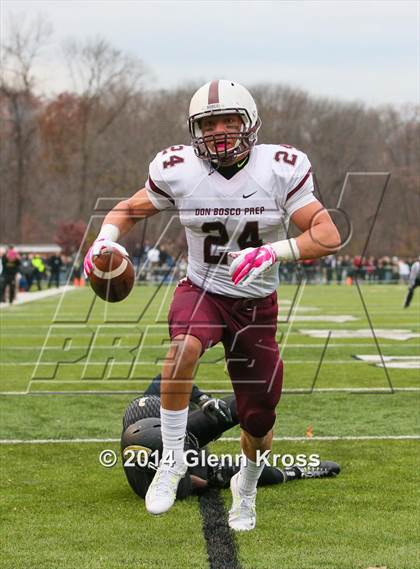 Thumbnail 3 in Don Bosco Prep vs. Paramus Catholic (NJSIAA Non-Public Group 4 Semifinal) photogallery.