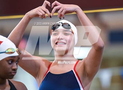 Thumbnail 1 in UIL Region IV-6A Girls Swimming Preliminaries  photogallery.