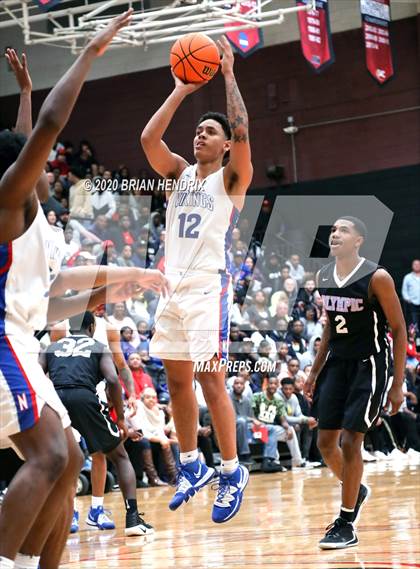 Thumbnail 3 in Olympic vs. North Mecklenburg (NCHSAA 4A Western Regional Final) photogallery.